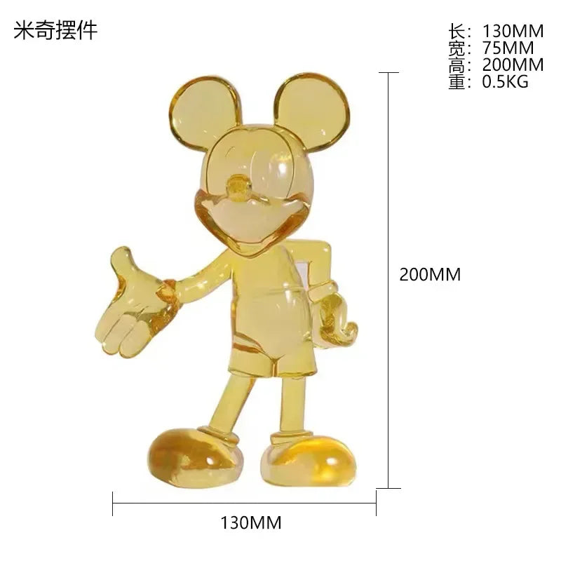 تمثال ميني ماوس العصري – مجسم ديكوري من الراتنج بحجم 20/30 سم