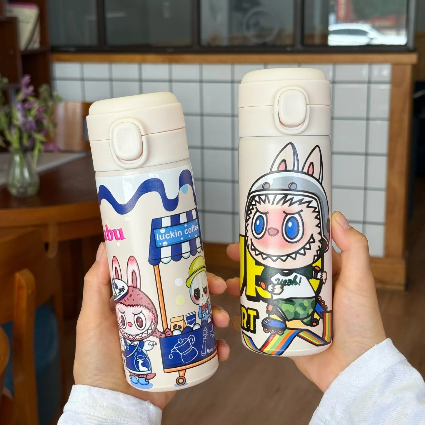 كوب لابوبو عالي الجمال – كوب حافظ للحرارة والتبريد من ستانلس ستيل