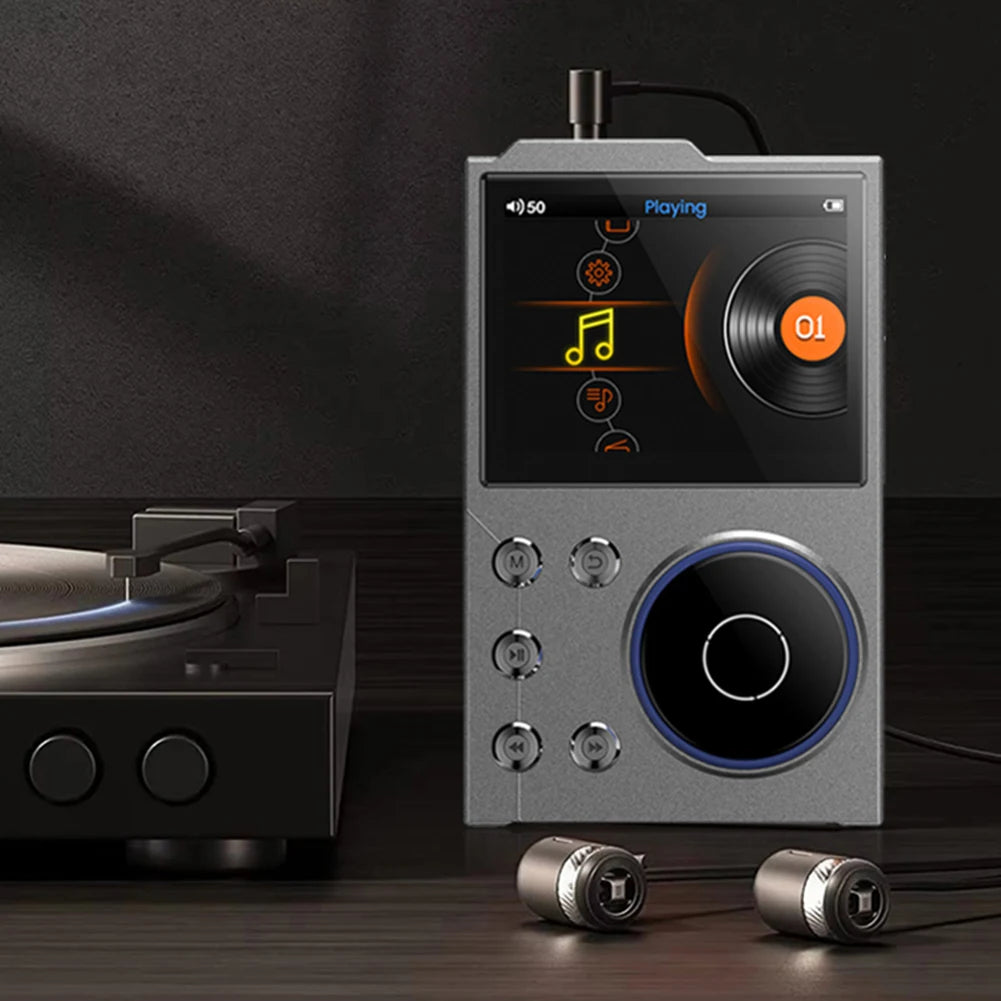 مشغّل موسيقى HiFi MP3 رقمي محمول – صوت عالي الدقة، يدعم حتى 256GB