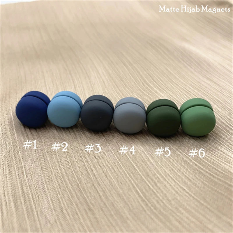 مشبك حجاب مغناطيسي معدني قوي وأنيق – بدون ثقوب | بديل آمن للدبابيس – إكسسوار أنيق للمحجبات