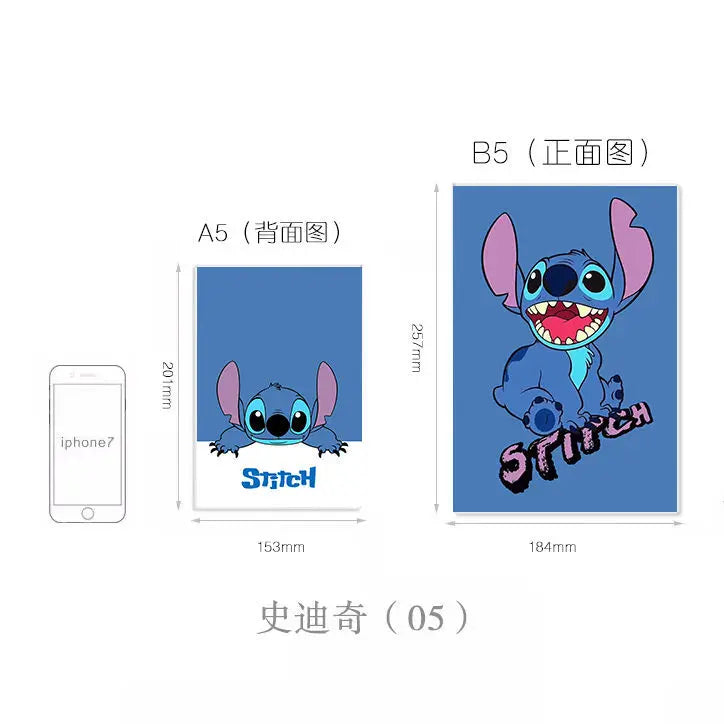 دفتر ستتش (Stitch) بأسلوب كاوايي (لطيف)