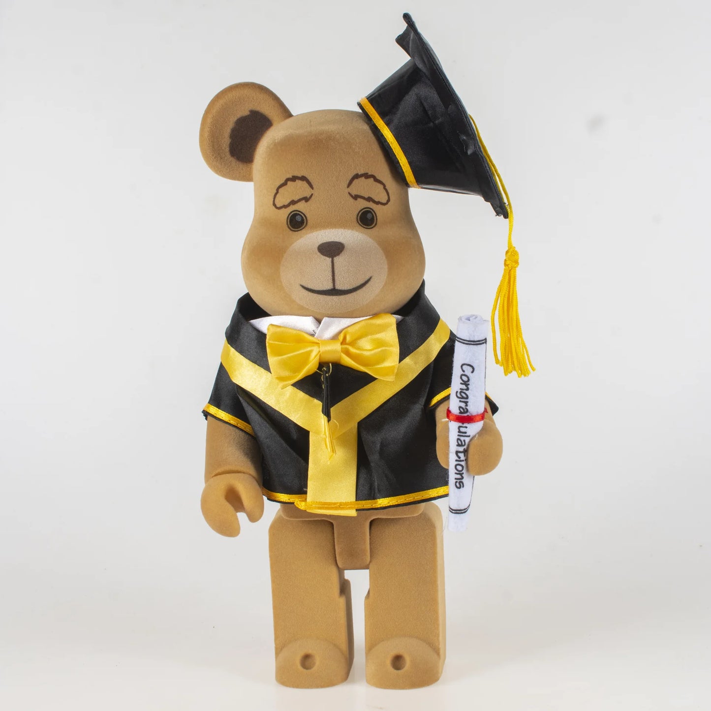 تمثال Bearbrick 400% بلباس التخرج – دمية ديكورية رائعة لهدية التخرج