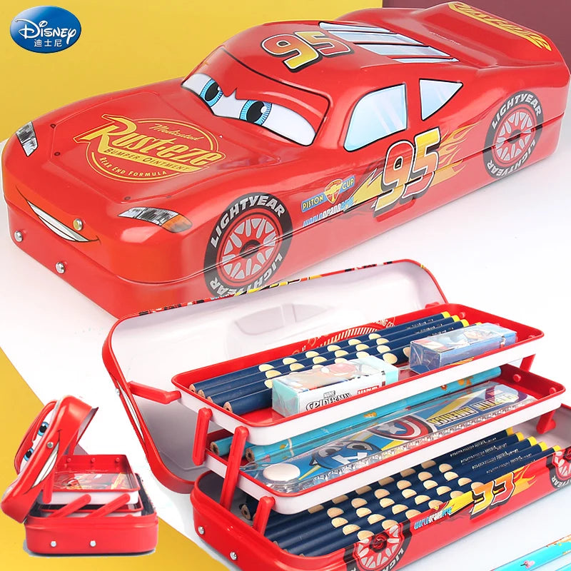 مقلمة ديزني كارز ماكوين – 3 طبقات بسعة كبيرة