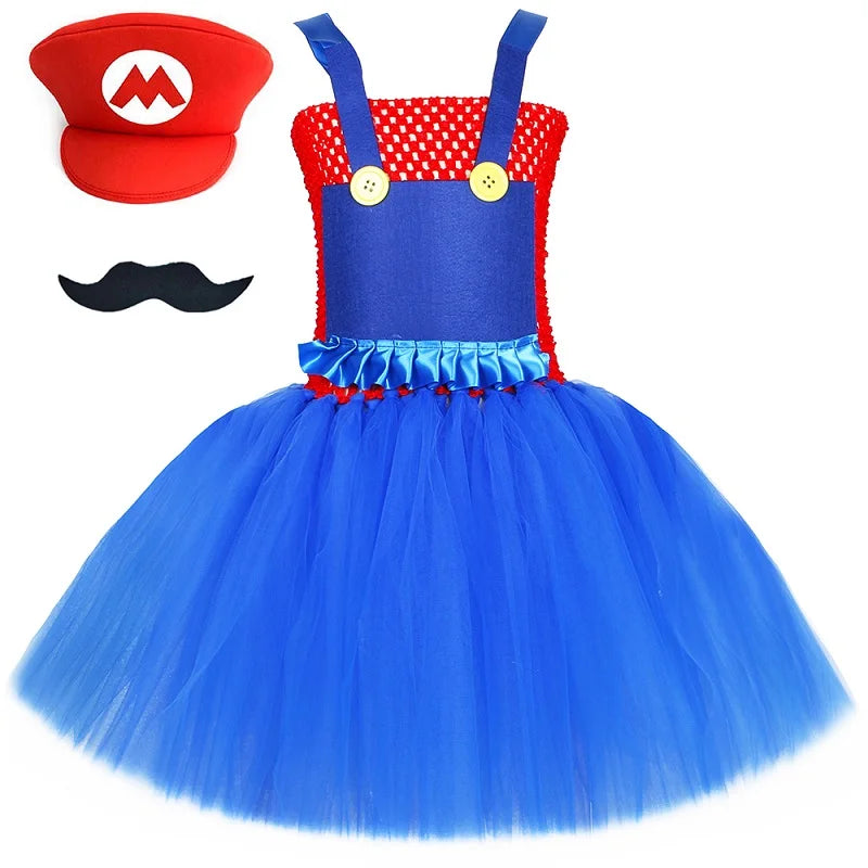 فستان تنكري للأطفال – شخصية الأميرة من لعبة سوبر ماريو