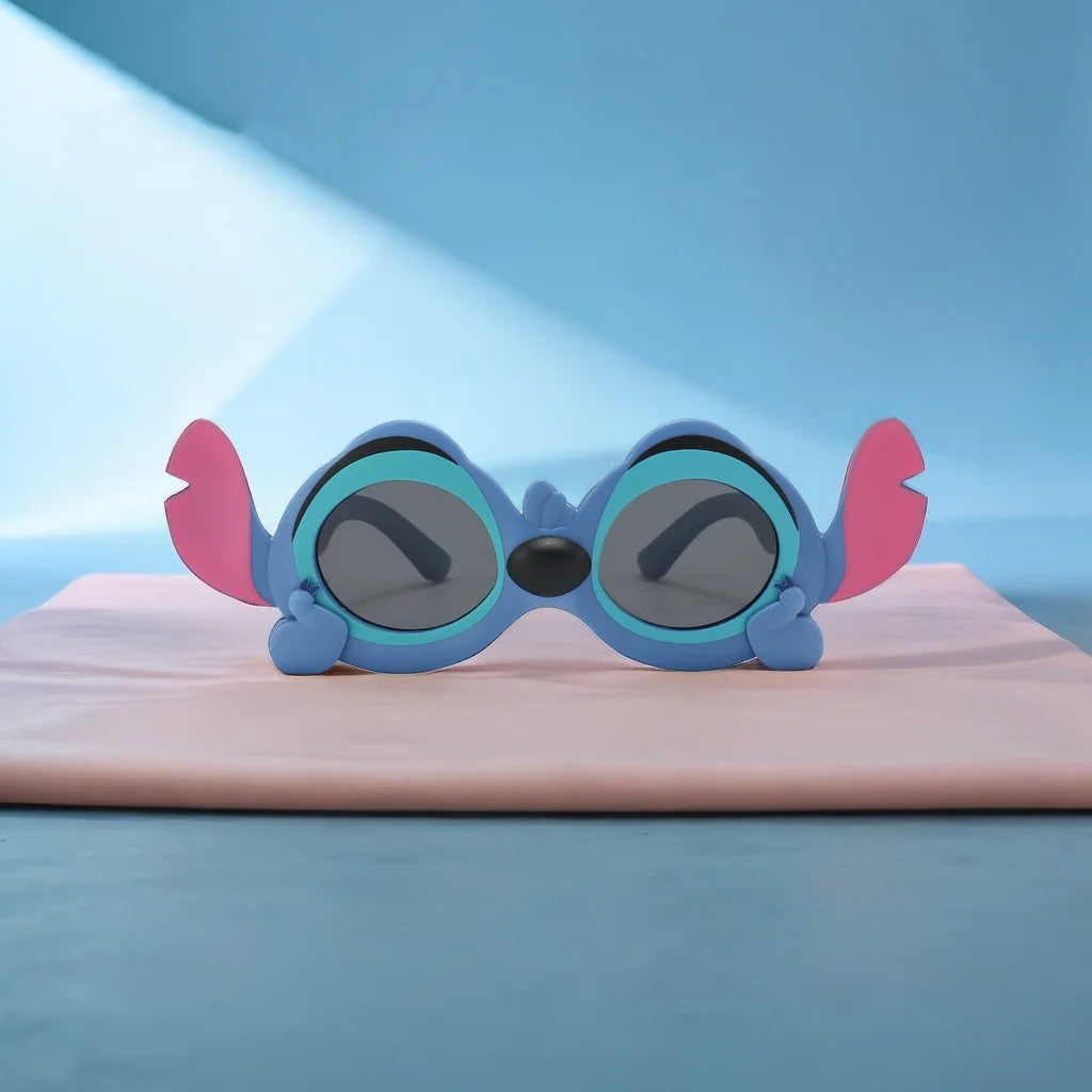 نظارات ديزني Stitch – مضادة لأشعة الشمس UV400 | تصميم كرتوني لطيف للأطفال والكبار