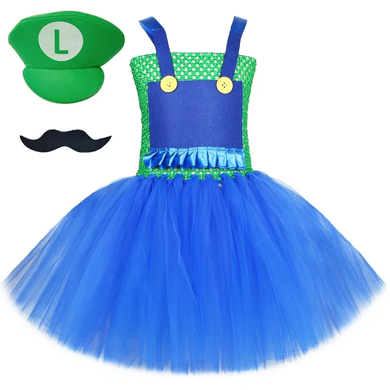 فستان تنكري للأطفال – شخصية الأميرة من لعبة سوبر ماريو