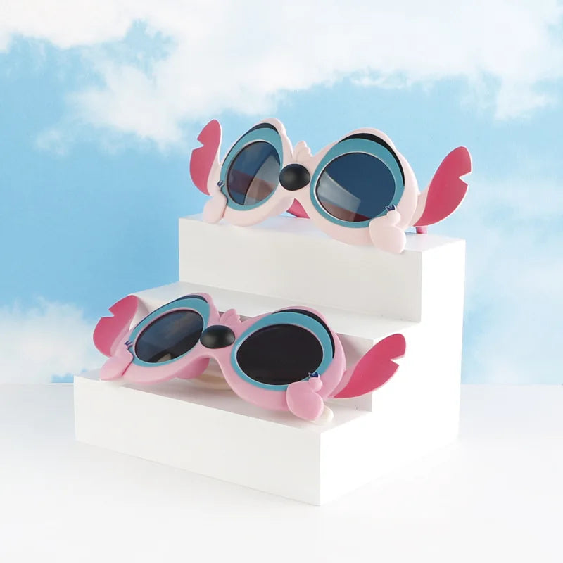 نظارات ديزني Stitch – مضادة لأشعة الشمس UV400 | تصميم كرتوني لطيف للأطفال والكبار