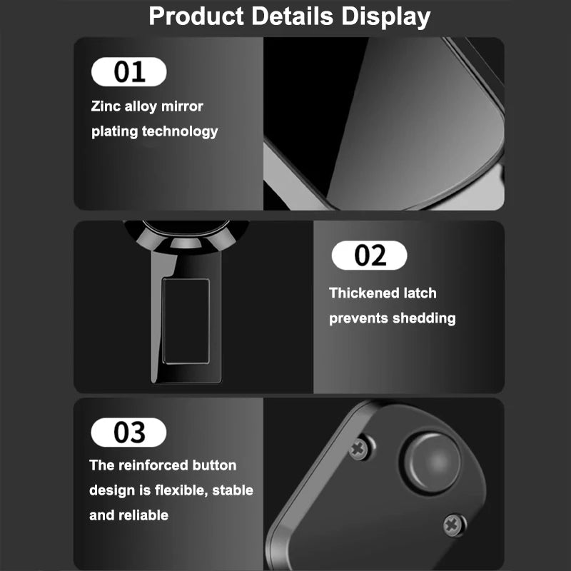 إضافة مشبك لحزام الأمان