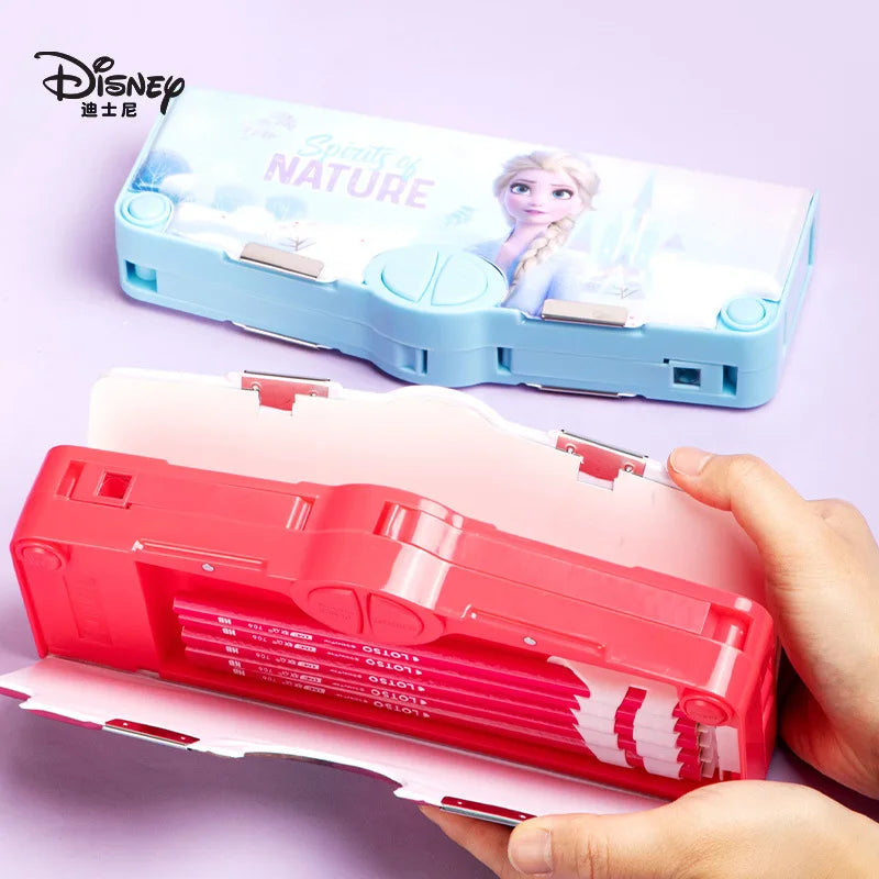 علبة أقلام مزدوجة الطبقة من ديزني