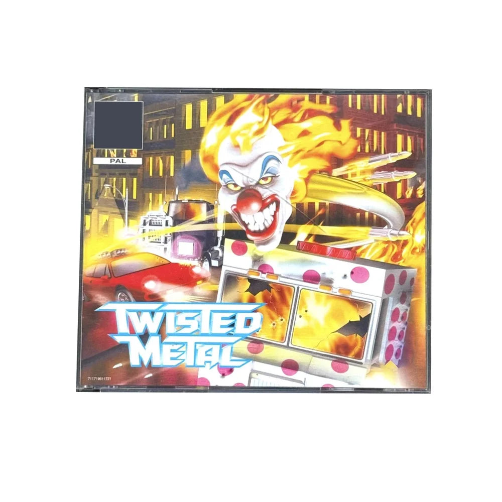 لعبة Twisted Metal على PS1 – النسخة الأصلية بالكتيّب