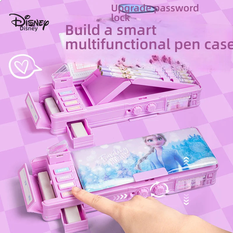 علبة أقلام متعددة الوظائف للأطفال من ديزني
