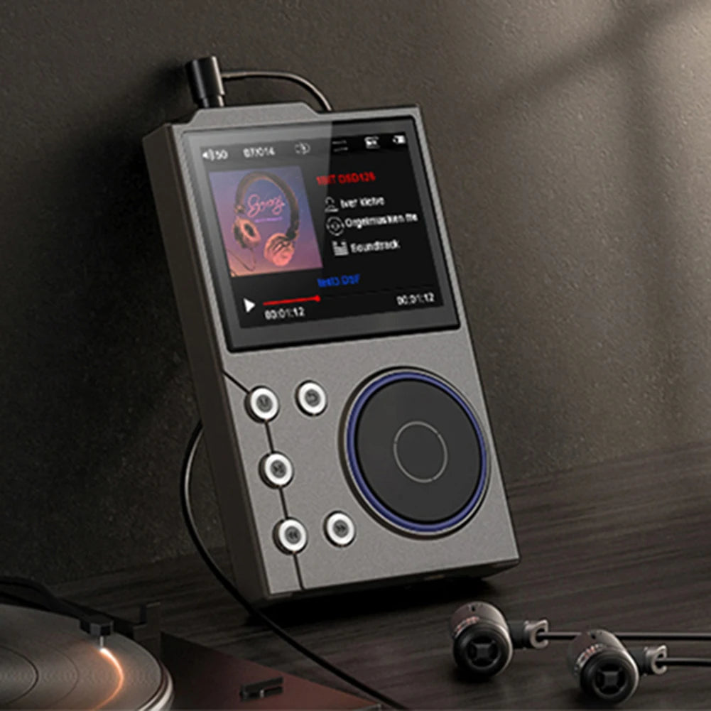 مشغّل موسيقى HiFi MP3 رقمي محمول – صوت عالي الدقة، يدعم حتى 256GB