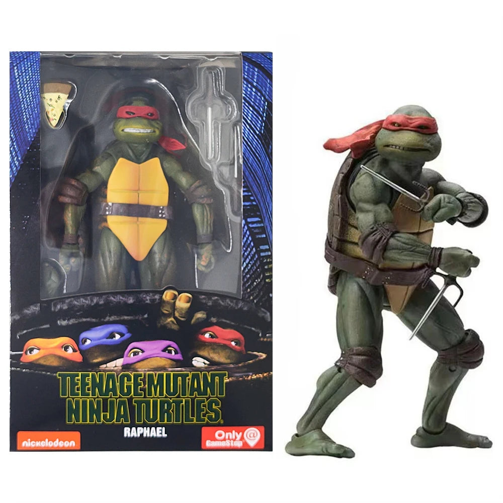 مجسمات سلاحف النينجا – إصدار أفلام TMNT من NECA | تماثيل مفصلية قابلة للحركة