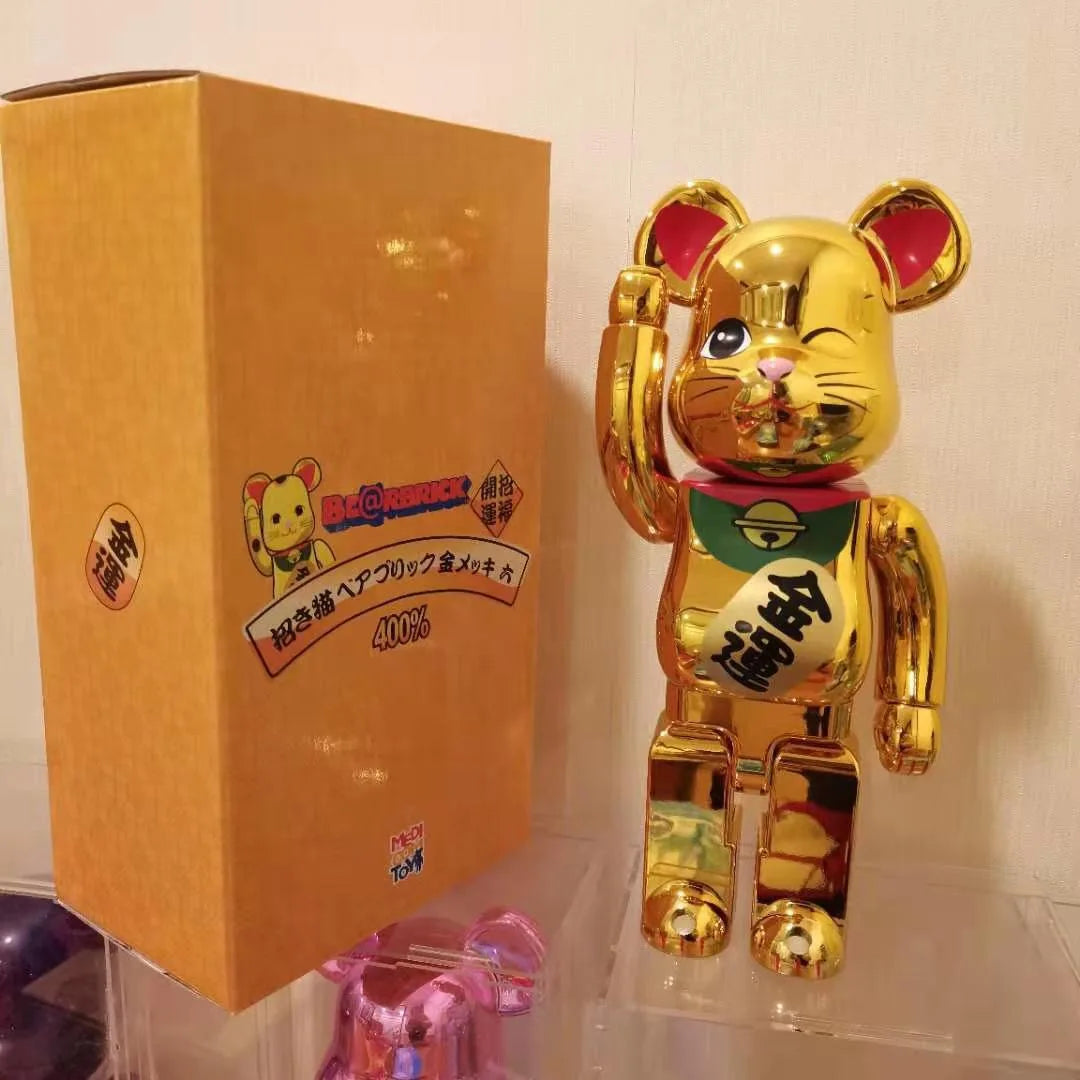 تمثال Bearbrick بحجم 400% (28 سم) – قطعة ديكور فاخرة للمنزل والمكتب