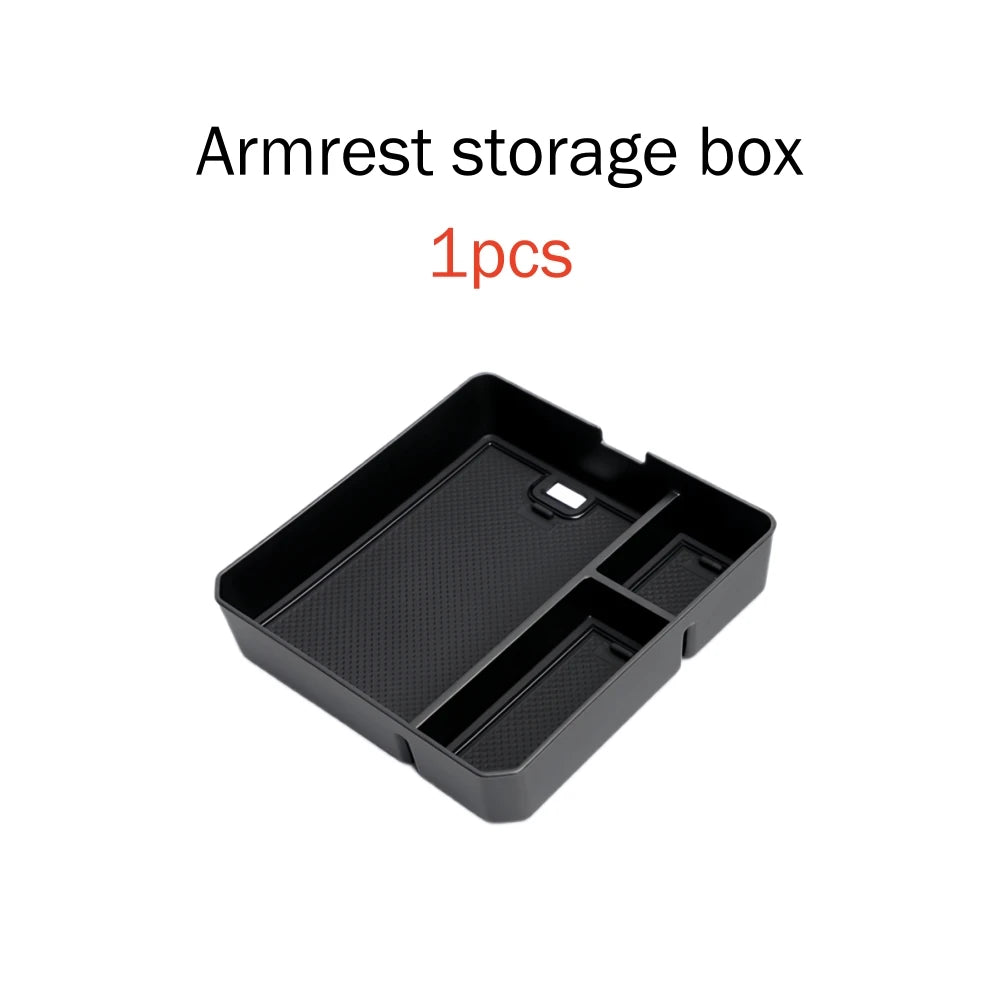 منظم تخزين أسفل الكونسول الوسطي مع حامل أكواب – مخصص لسيارة Chery Jetour T2 Traveler موديلات 2023 - 2025