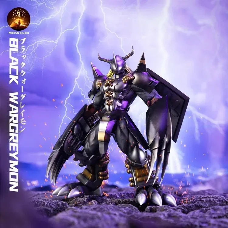 مجسم وار غري مون الأسود – من أنمي Digimon Adventure | ارتفاع 22 سم