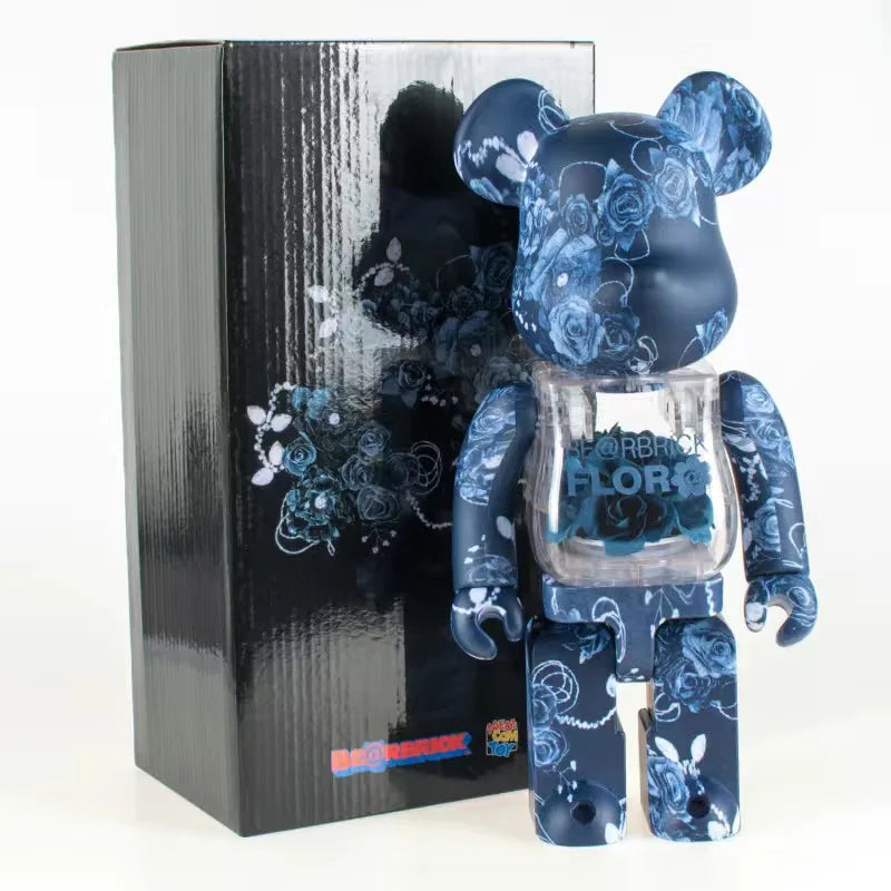تمثال Bearbrick بحجم 400% (28 سم) – قطعة ديكور فاخرة للمنزل والمكتب