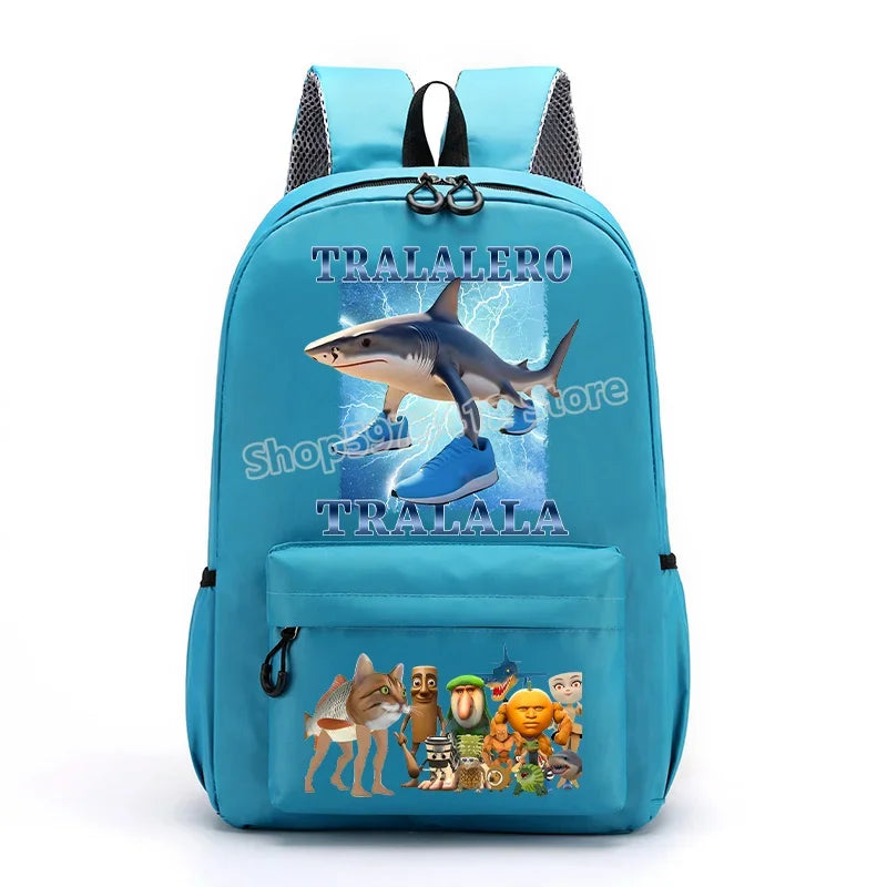 حقيبة ظهر إيطاليان برينروت بتصميم كرتوني عصري، حقيبة مدرسية بسعة كبيرة للطلاب، مثالية للعودة إلى المدرسة مع مساحة للكتب وا