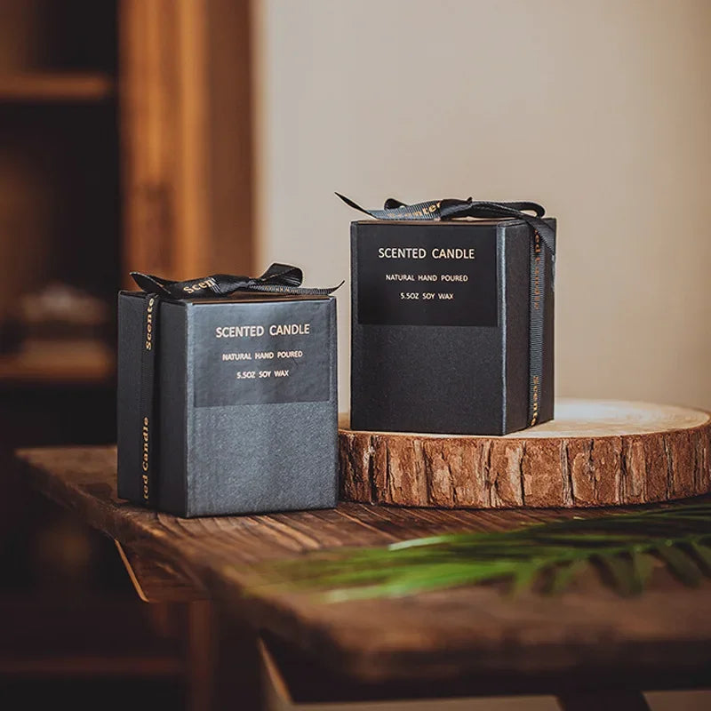 شمعة صويا طبيعية 100% برائحة الصندل