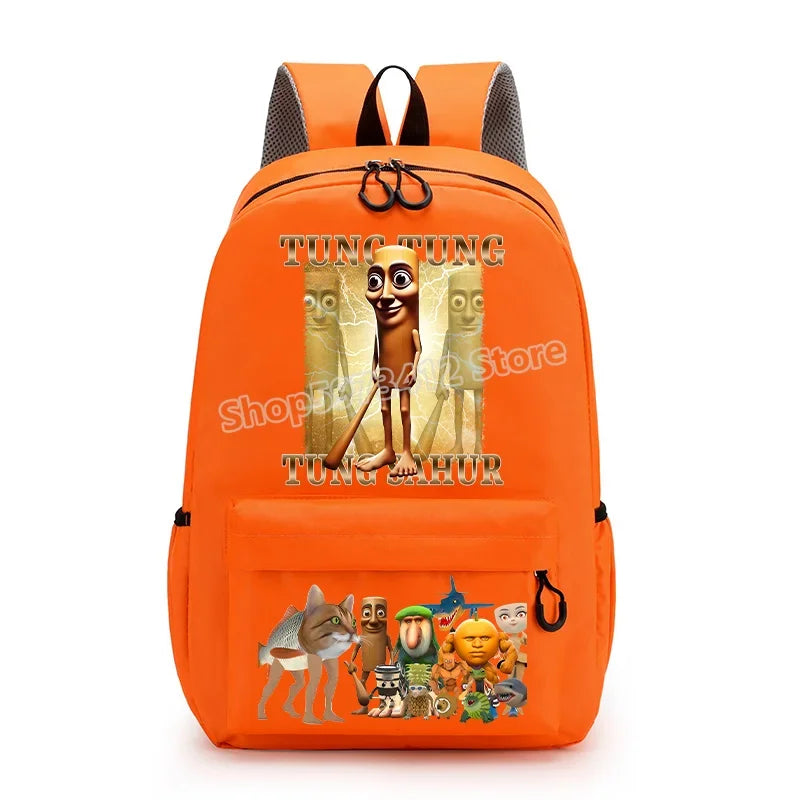 حقيبة ظهر إيطاليان برينروت بتصميم كرتوني عصري، حقيبة مدرسية بسعة كبيرة للطلاب، مثالية للعودة إلى المدرسة مع مساحة للكتب وا