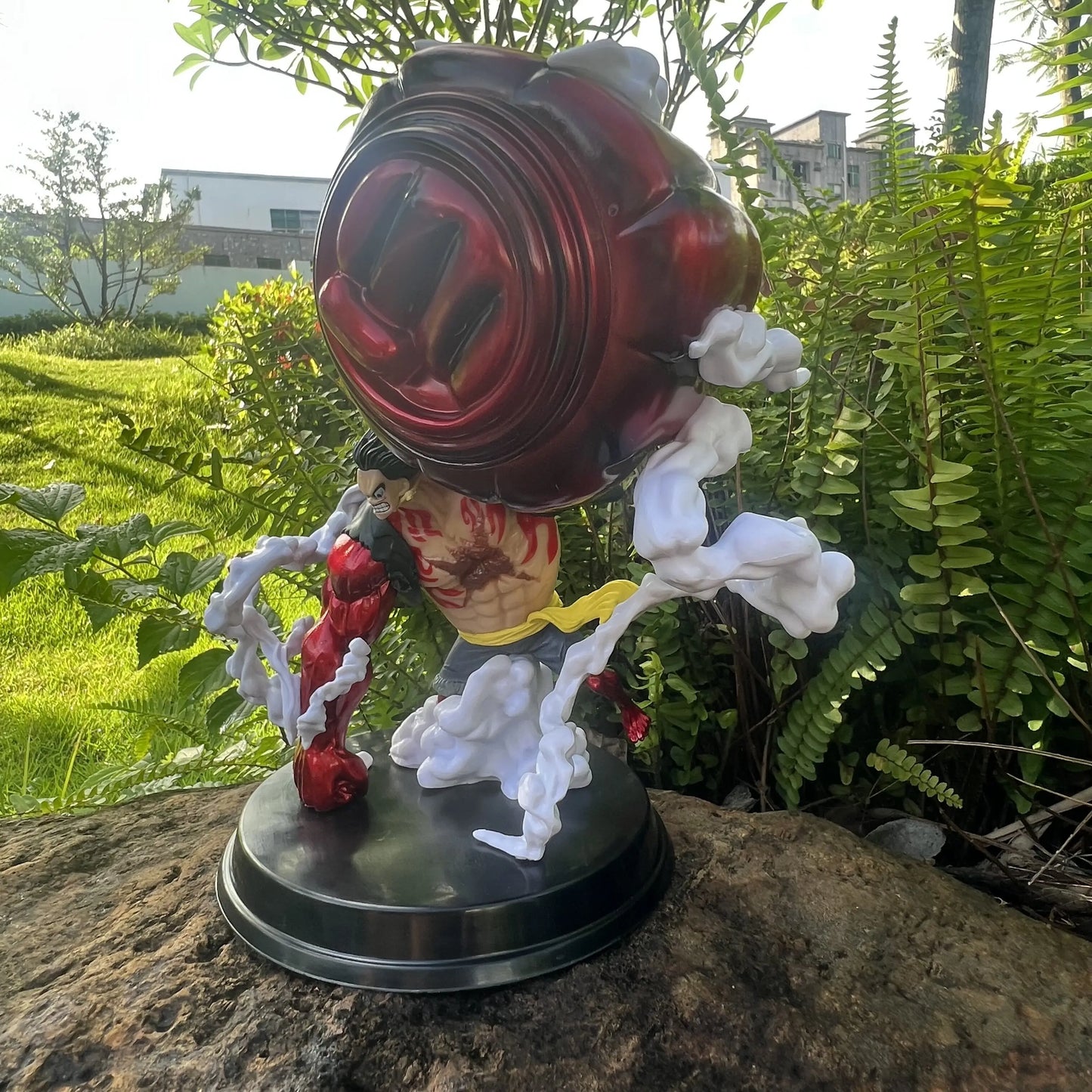 مجسم أنمي ون بيس 24 سم – تمثال ملك القرد العظيم غون 4 ولوفي | تمثال قابل للتجميع وزخرفة وهدايا عيد الميلاد