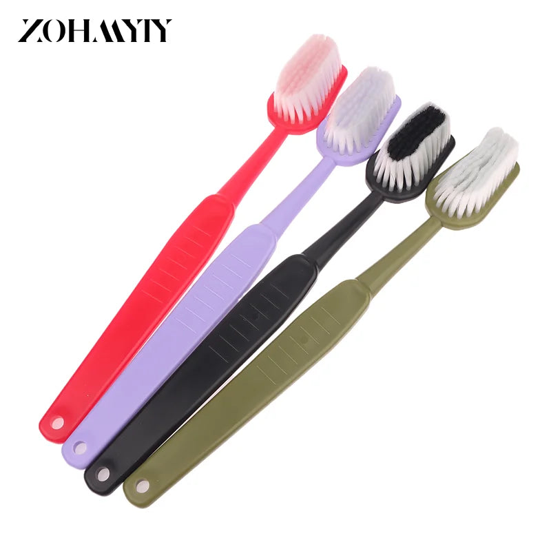 فرشاة أسنان عملاقة ملونة – للتعليم والاستحمام وتدليك الجسم | تصميم طويل وناعم – نظافة واسترخاء ومتعة