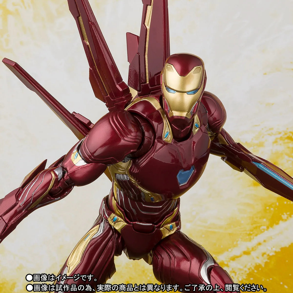 مجسم Iron Man MK50 – إصدار SHFiguarts Nano Metal | تمثال توني ستارك المتحول بتقنية النانو، لهواة مارفل والتجميع