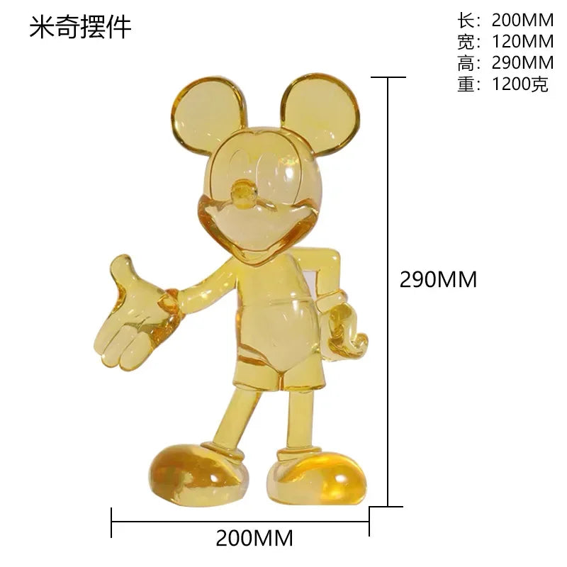 تمثال ميني ماوس العصري – مجسم ديكوري من الراتنج بحجم 20/30 سم