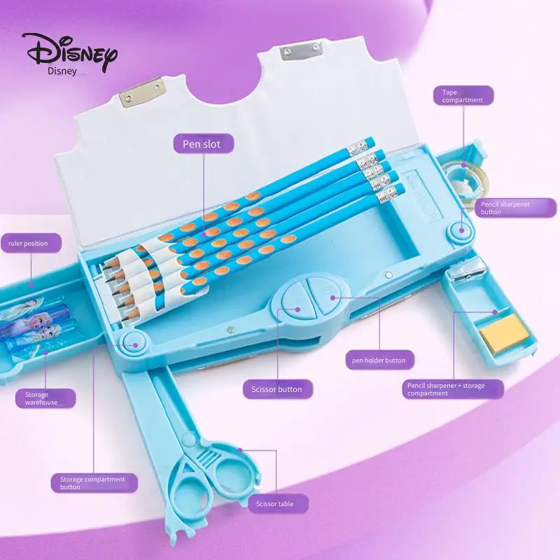 علبة أقلام مزدوجة الطبقة من ديزني