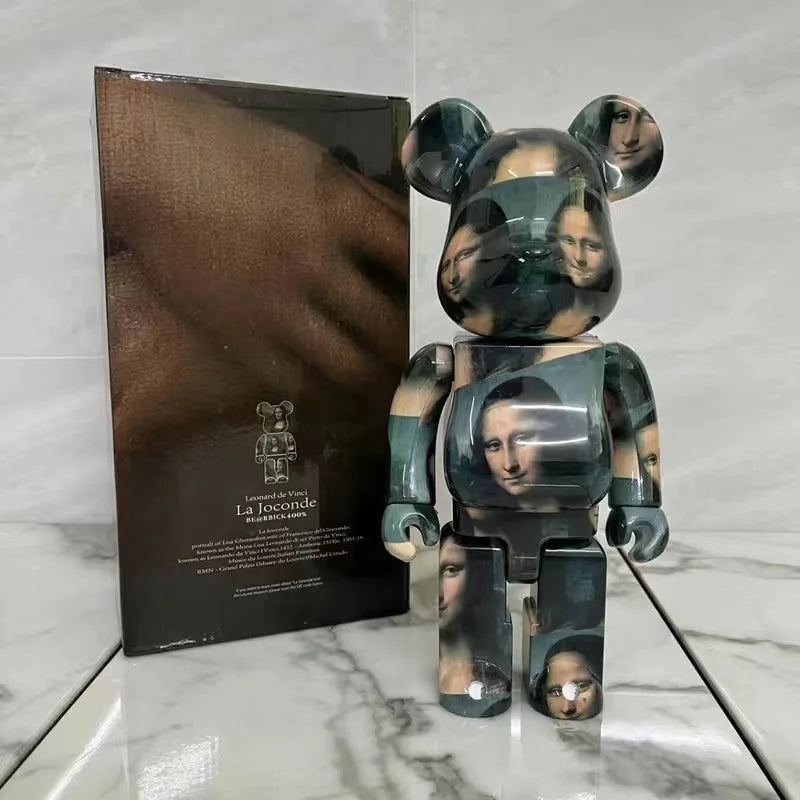 تمثال Bearbrick بحجم 400% (28 سم) – قطعة ديكور فاخرة للمنزل والمكتب