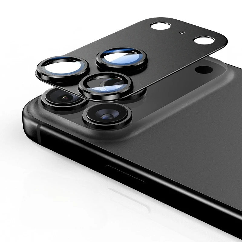 غطاء حماية عدسة الكاميرا MERCIVERRE بإطار معدني – حماية فاخرة لعدسات iPhone 17 Series