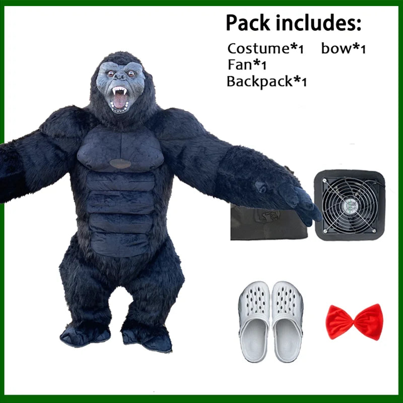 زي تميمة قابل للنفخ – دب قطبي أو باندا