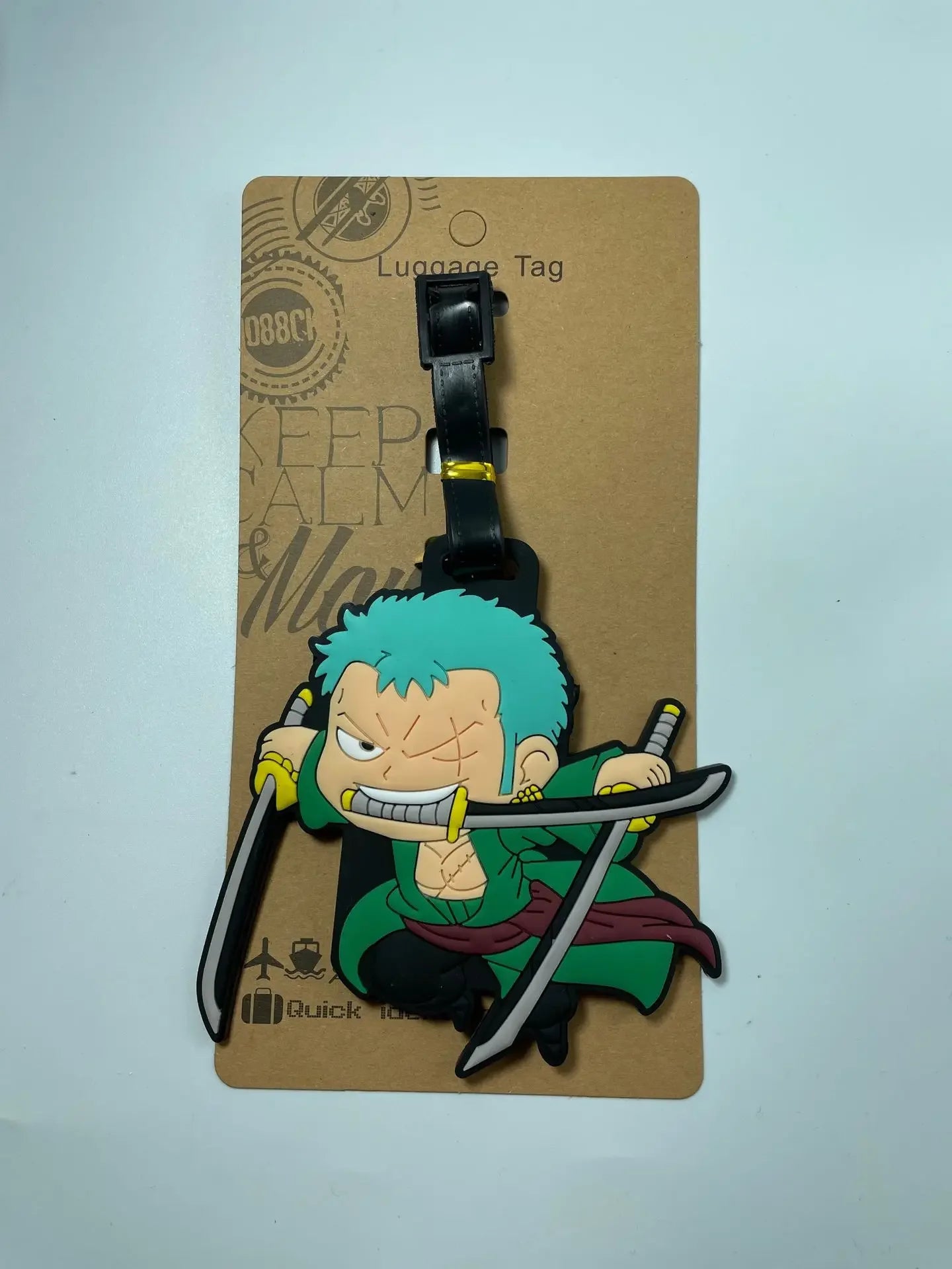 بطاقات شنط سفر ون بيس – لوفـي وتشوبر | إكسسوارات كرتونية من السيليكون