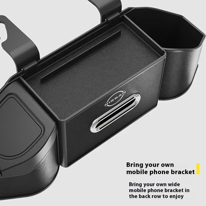 صندوق تخزين جانبي لمقاعد السيارة – متوافق مع سيارات نيسان (Nismo / Qashqai / Juke / X-Trail وغيرها)