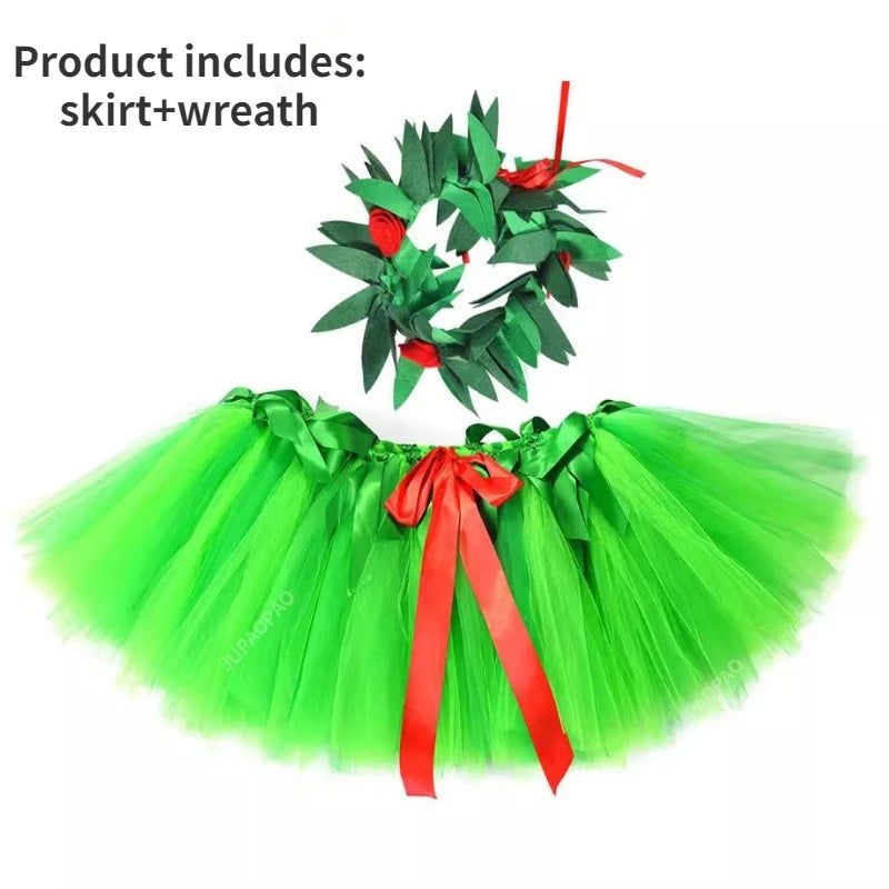 فستان توتو جديد للبنات – فستان أميرة للحفلات مع إكليل ورد