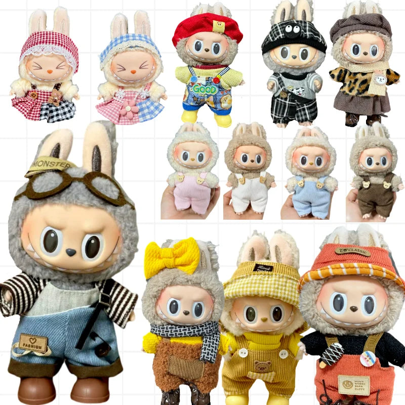 لبس آيدول كوري لابوبو 17 سم – ستايل EXO كول | ملابس V1 V2 V3