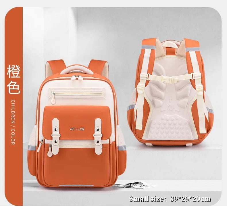 حقيبة مدرسية سحابية فائقة الخفة – حماية للعمود الفقري وتقليل الحمل، سعة كبيرة لطلاب