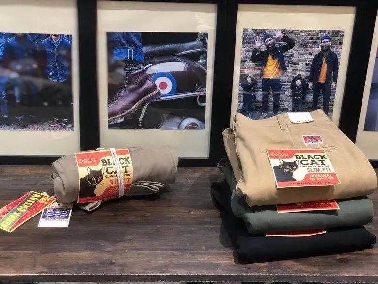 بنطلون رجالي قطن 100% خامة ثقيلة – قصة مستقيمة كاجوال | ستايل أمريكي رجولي – مثالي للعمل واللبس اليومي