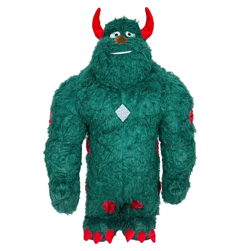 زي تميمة منتفخ من SAYGO – وحش أزرق مضحك للكبار | زي قابل للنفخ