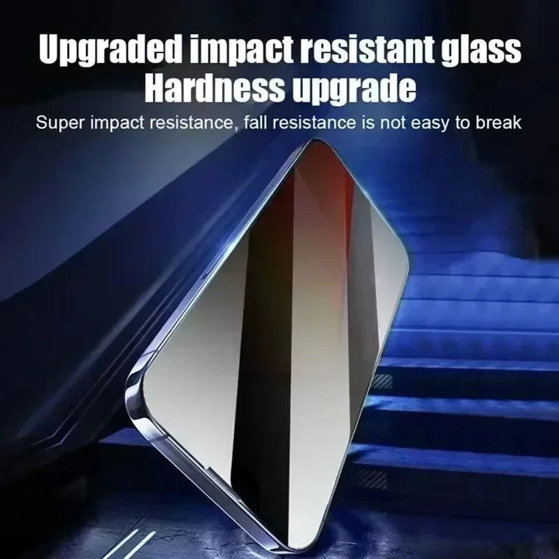 لاصق شاشة خصوصية لآيفون بطبقة Oleophobic – تركيب بدون غبار وحماية كاملة