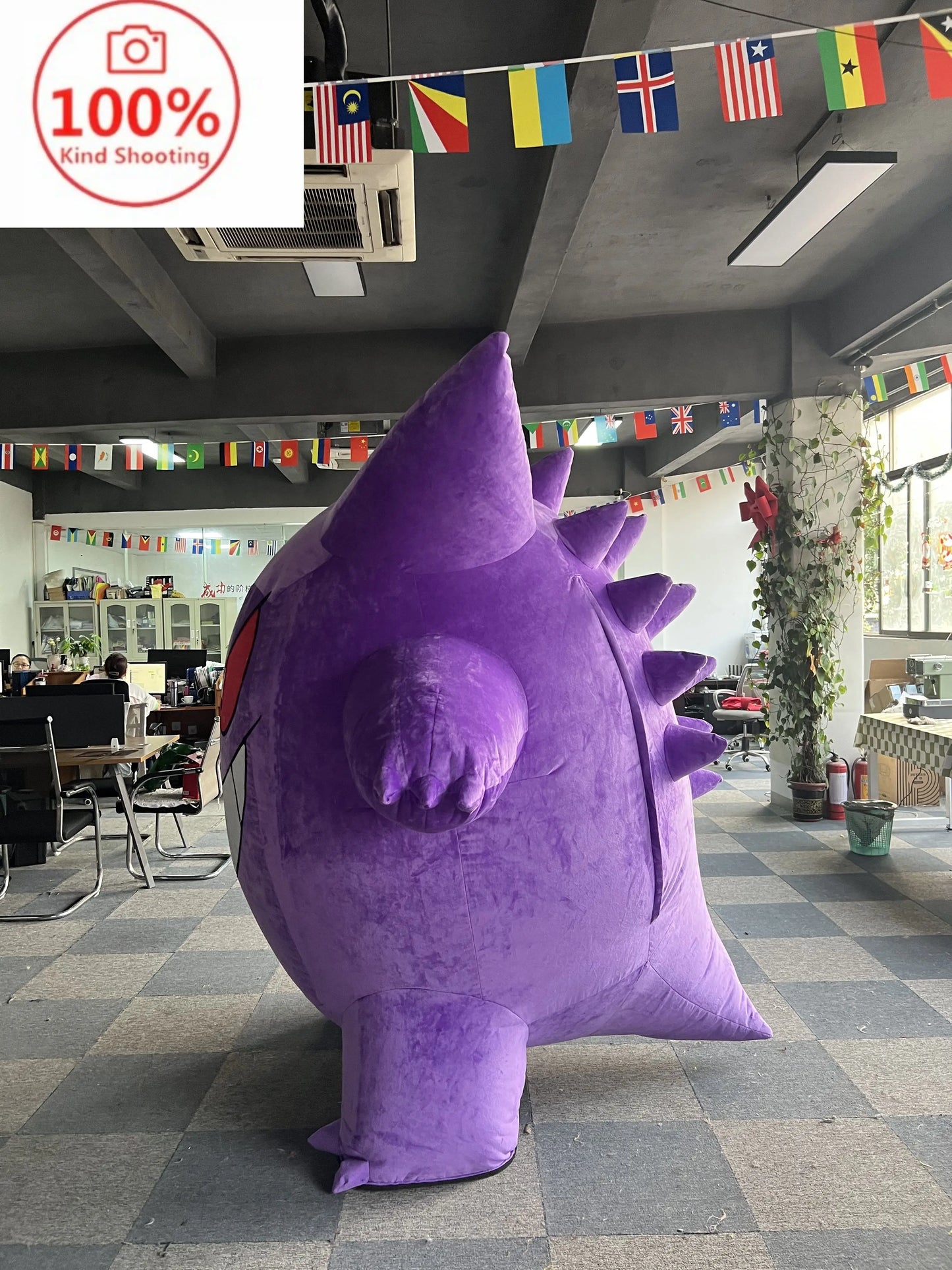 زي تميمة كرتونية قابلة للنفخ – زي عملاق مضحك للحفلات والمناسبات