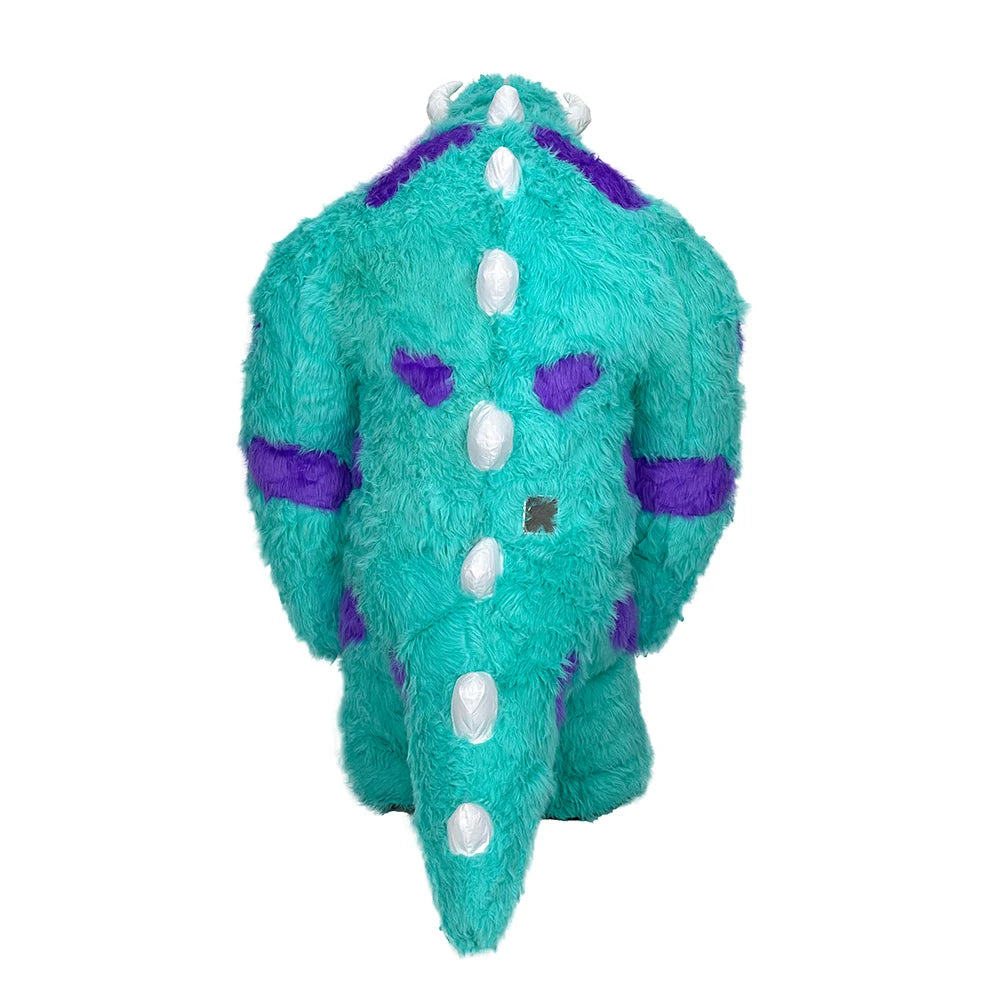 زي تميمة منتفخ من SAYGO – وحش أزرق مضحك للكبار | زي قابل للنفخ