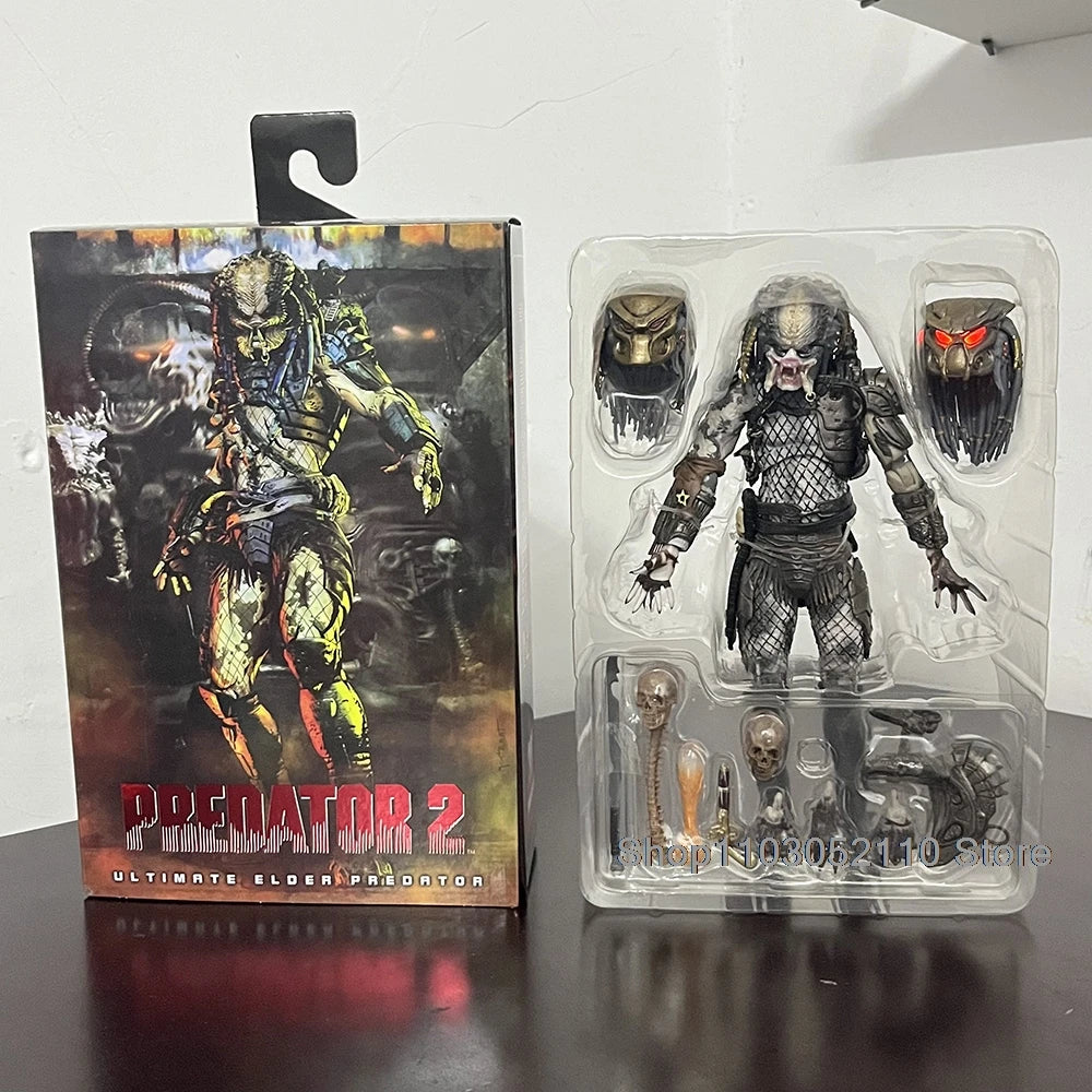 مجسم Elder Predator – إصدار Predator vs Alien من NECA | مزوّد بإضاءة LED