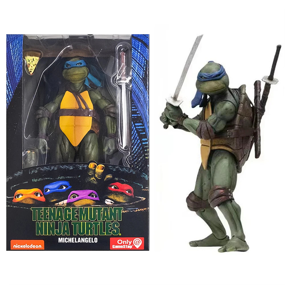 مجسمات سلاحف النينجا – إصدار أفلام TMNT من NECA | تماثيل مفصلية قابلة للحركة
