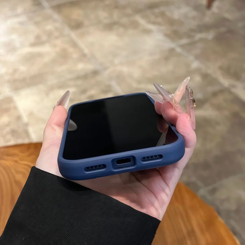 كفر آيفون شفاف فائق الوضوح مع زر كاميرا ذكي – حماية قوية ضد الصدمات