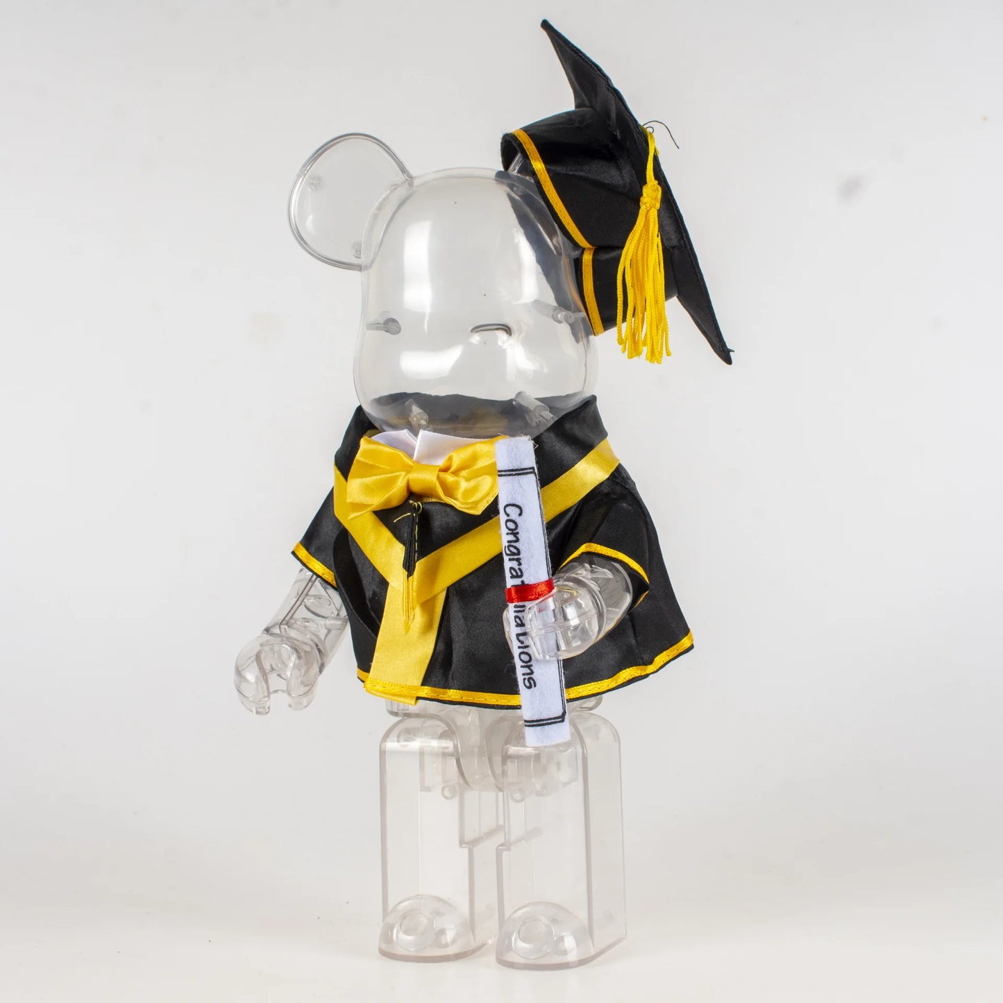 تمثال Bearbrick 400% بلباس التخرج – دمية ديكورية رائعة لهدية التخرج