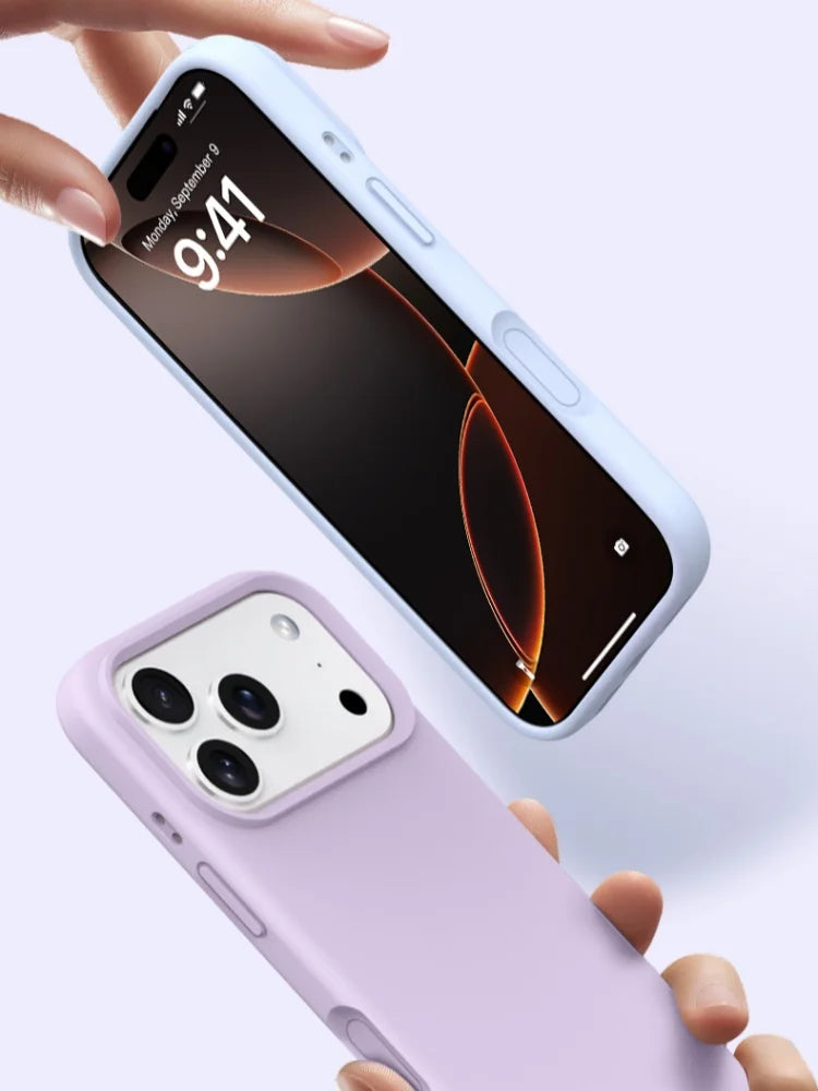 كفر آيفون سيليكون رسمي أصلي – حماية ناعمة بتصميم أنيق ومتين