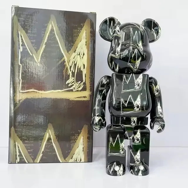 تمثال Bearbrick 400% (28 سم) – إصدار أبيض فارغ للتخصيص أو العرض