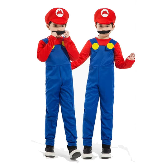 زي تنكري للأطفال لشخصية لويجي – من لعبة سوبر ماريو | بدلة كاملة بلمسة أنمي وكرنفال