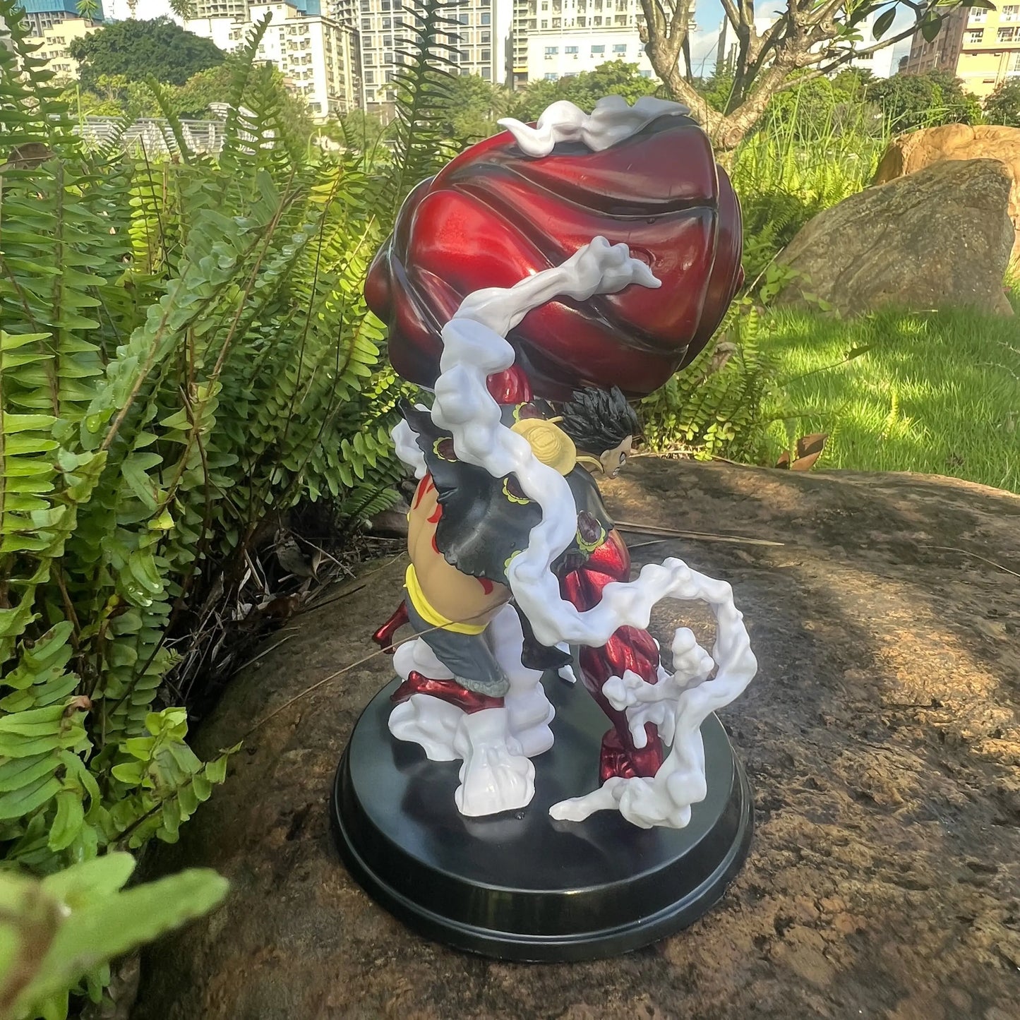 مجسم أنمي ون بيس 24 سم – تمثال ملك القرد العظيم غون 4 ولوفي | تمثال قابل للتجميع وزخرفة وهدايا عيد الميلاد